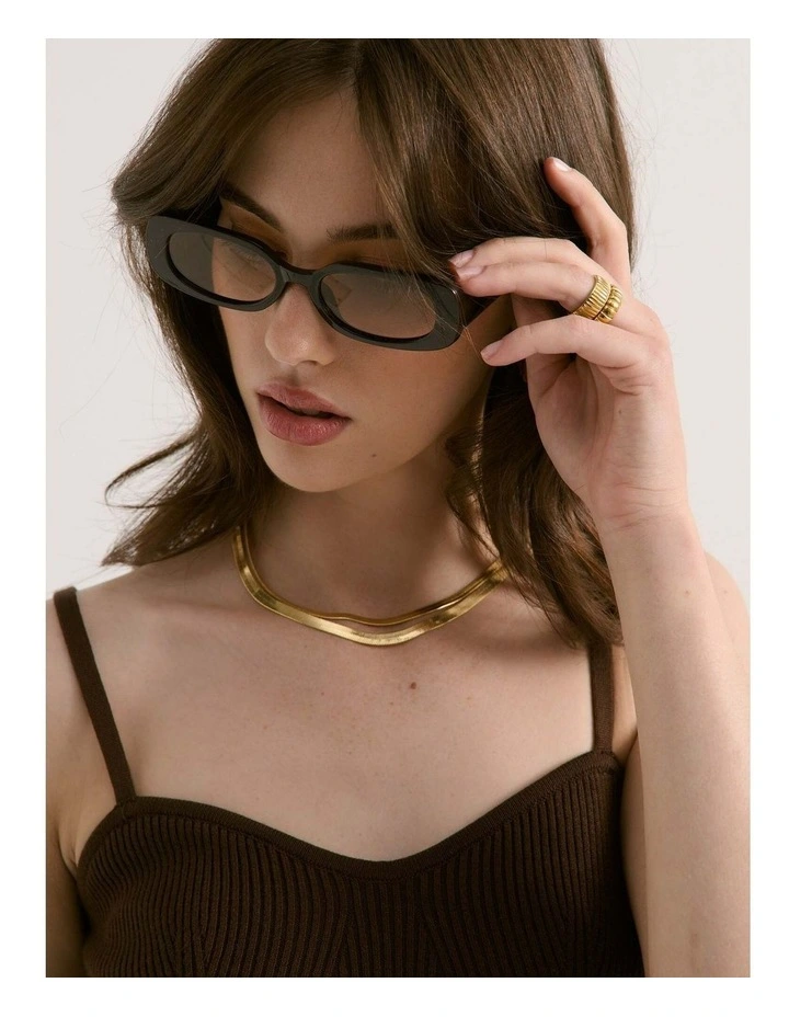 Bijou Polarised Sunglasses - Brown image 6