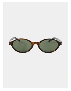 Lexi Oval Sunglasses - Tortoise