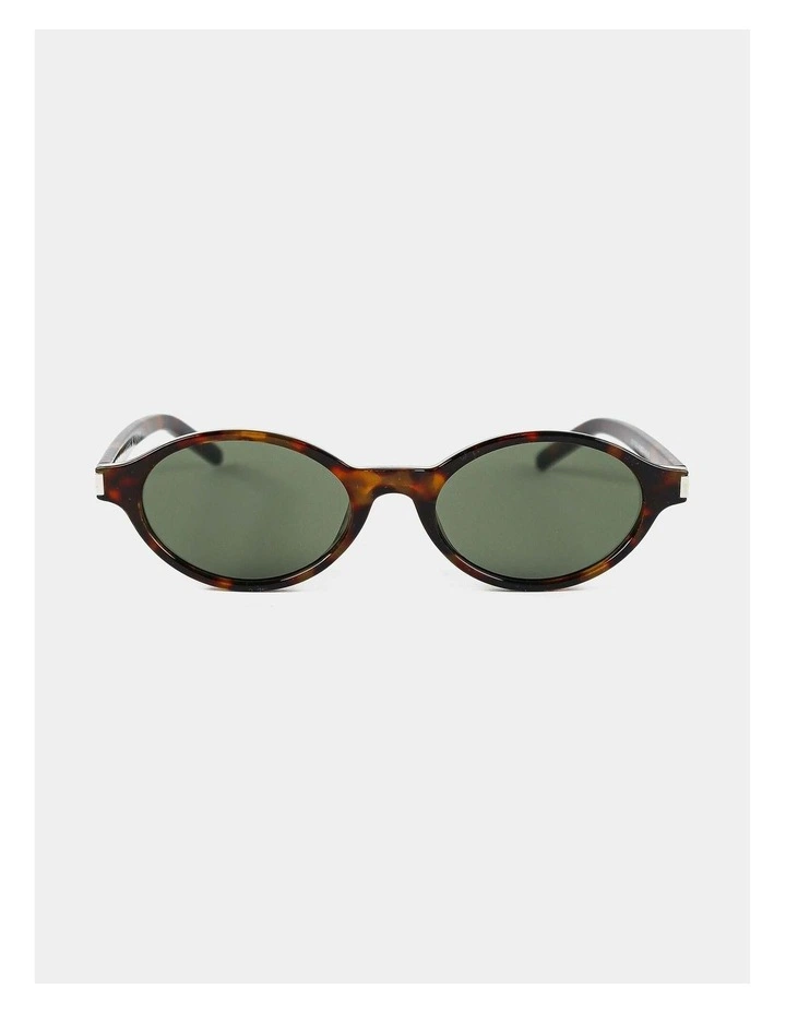 Lexi Oval Sunglasses - Tortoise image 1