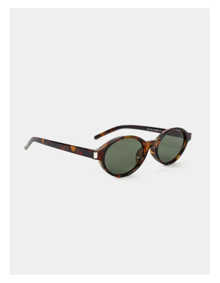 Lexi Oval Sunglasses - Tortoise image 3