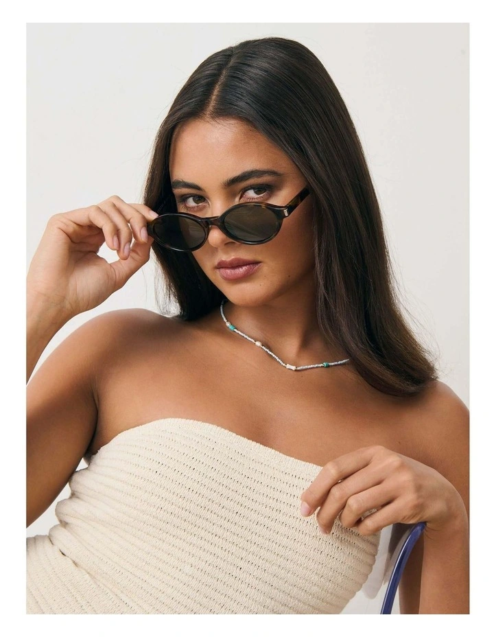 Lexi Oval Sunglasses - Tortoise image 4