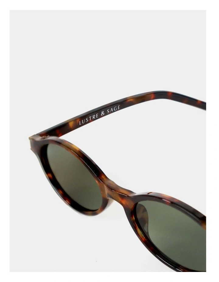 Lexi Oval Sunglasses - Tortoise image 5