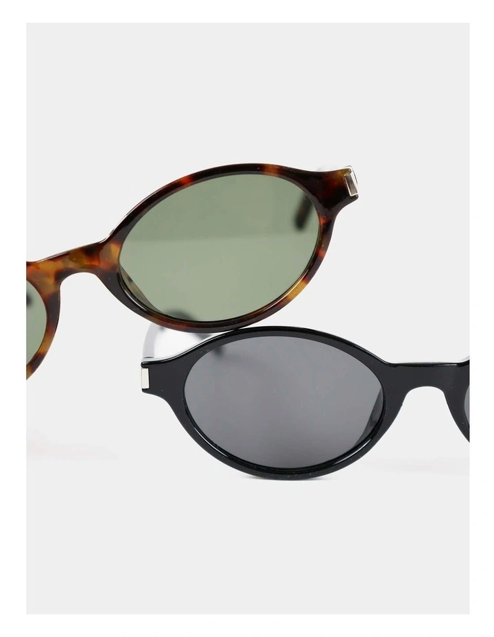 Lexi Oval Sunglasses - Tortoise image 7