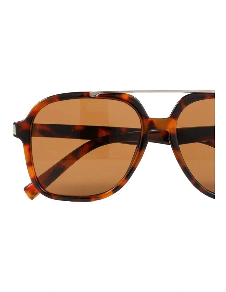 Giselle Aviator Sunglasses - Tort image 5