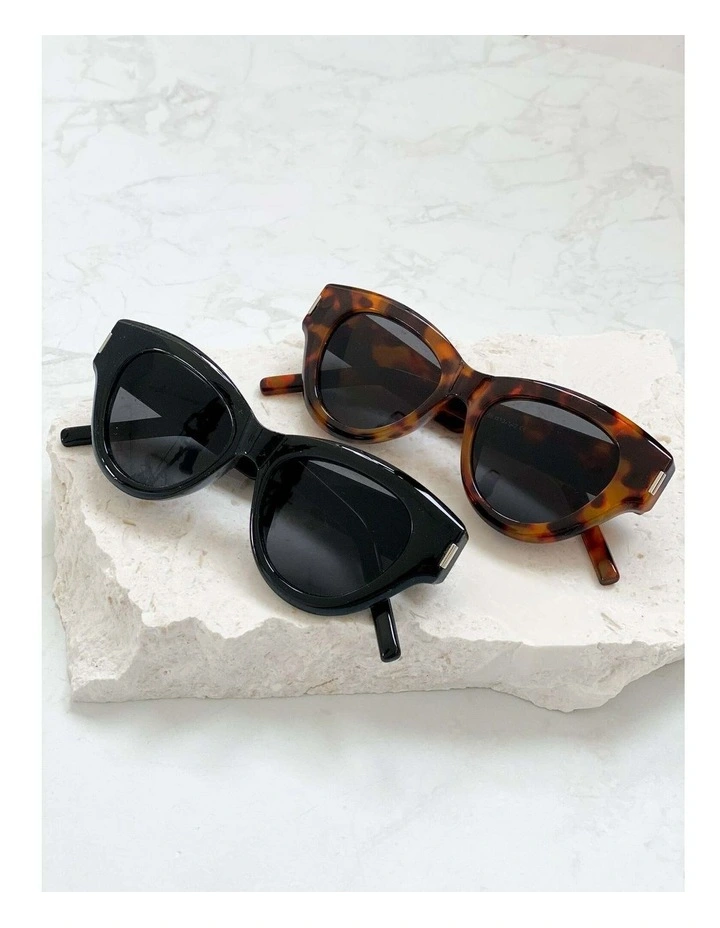 Mielli Cat Eye Sunglasses - Dark Tort image 6