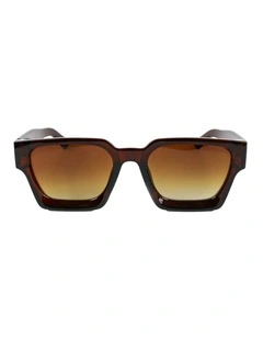 Jury Rectangular Sunglasses - Brown