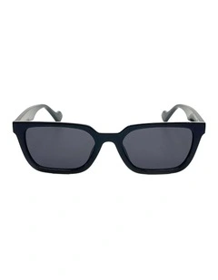 Ria Basic Square Sunglasses - Black