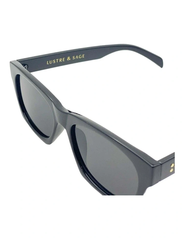 Ria Basic Square Sunglasses - Black image 2