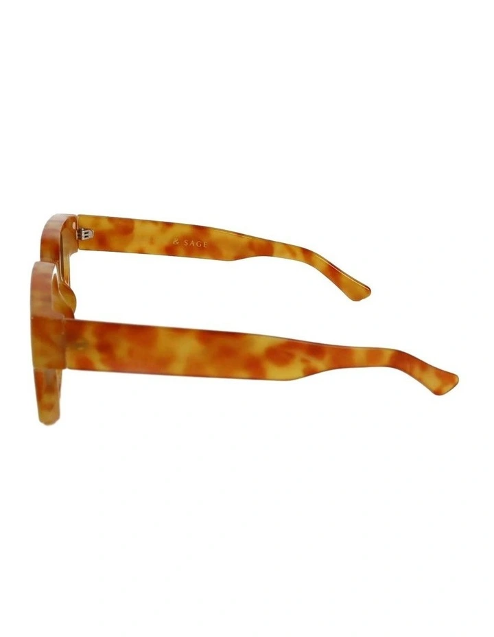 Jury Rectangular Sunglasses - Vintage Tortoiseshell image 2