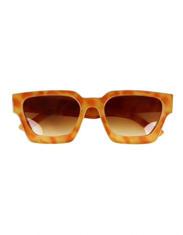 Jury Rectangular Sunglasses - Vintage Tortoiseshell image 3