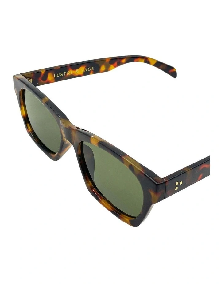 Ria Basic Square Sunglasses - Tort image 2