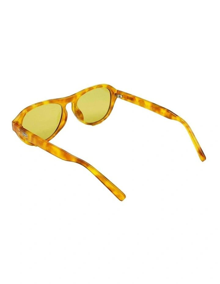 Blanc Round Frame Sunglasses - Vintage Tort image 2