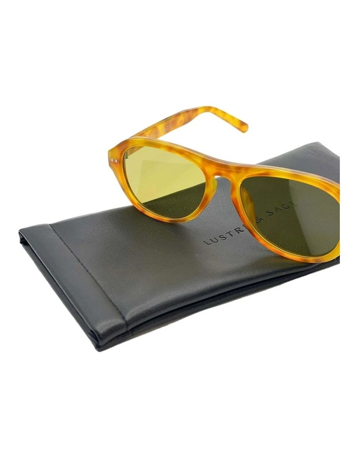 Blanc Round Frame Sunglasses - Vintage Tort image 4
