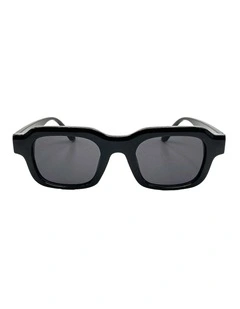 Goutte Angular Sunglasses - Black