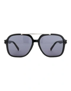 Giselle Aviator Sunglasses - Black