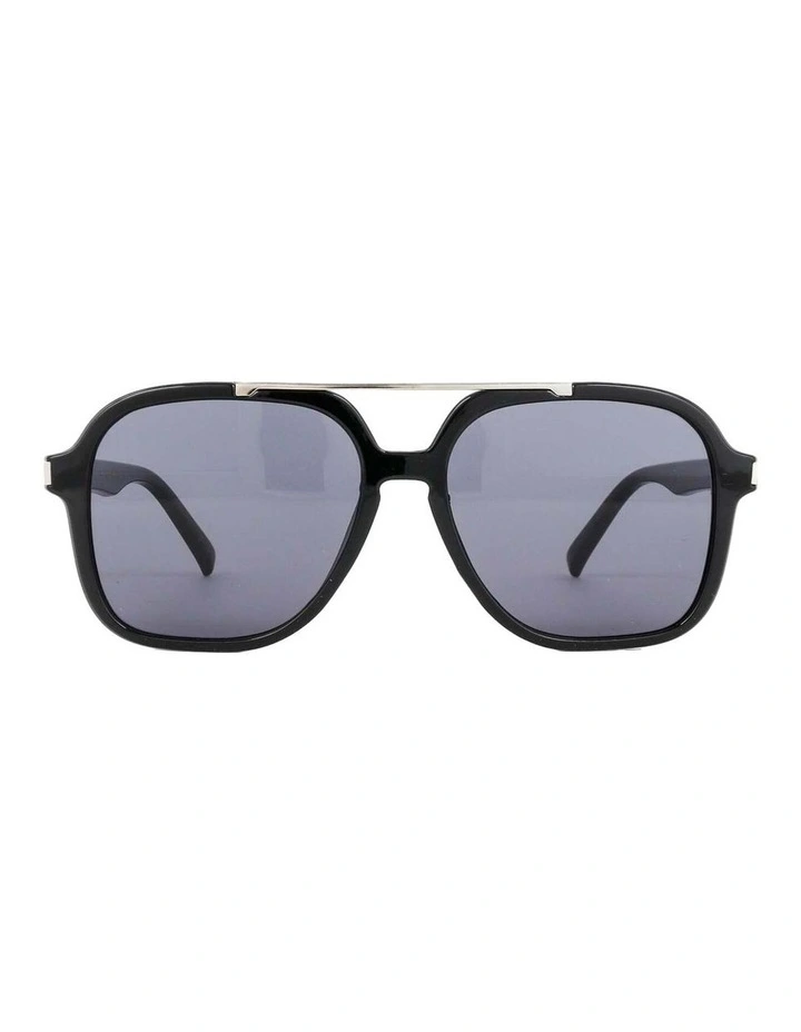 Giselle Aviator Sunglasses - Black image 1