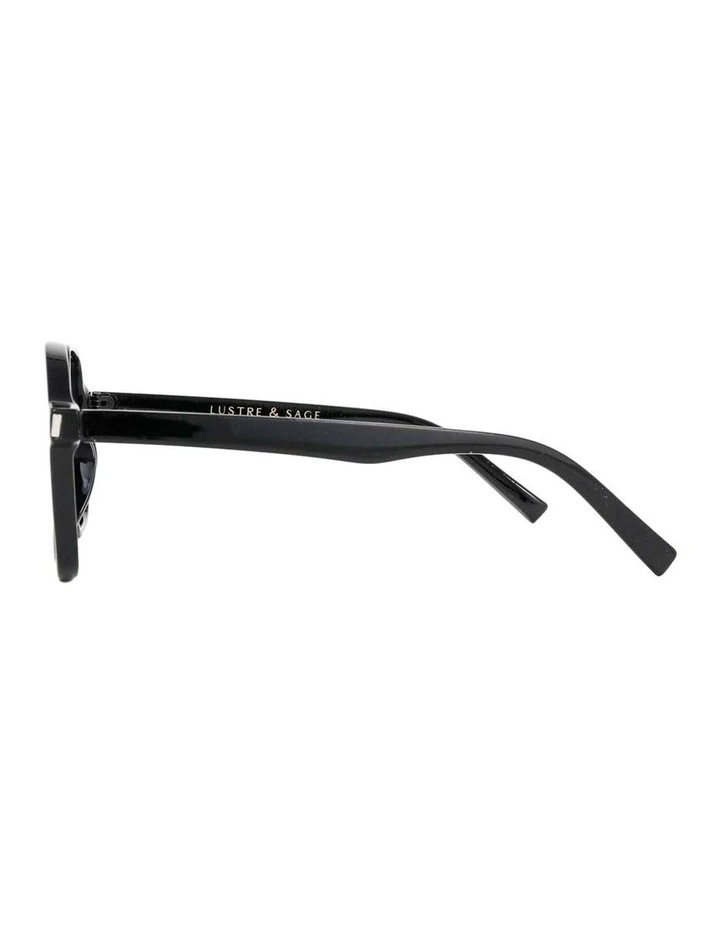 Giselle Aviator Sunglasses - Black image 3