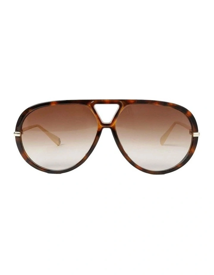 Jacqueline Aviator Sunglasses - Brown image 1
