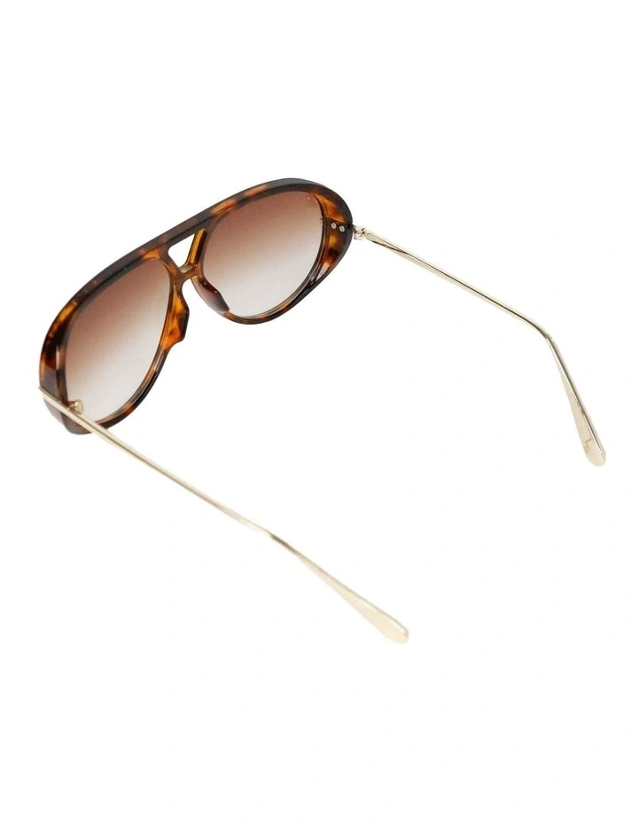 Jacqueline Aviator Sunglasses - Brown image 3