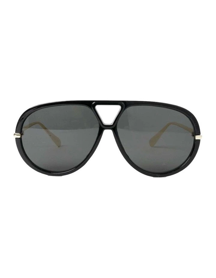 Jacqueline Aviator Sunglasses - Black image 1