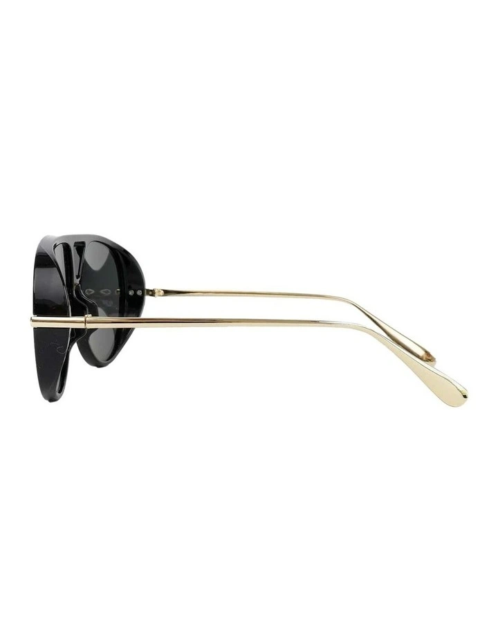 Jacqueline Aviator Sunglasses - Black image 3