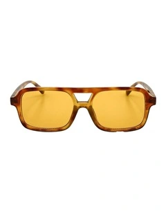 Paris Aviator Sunglasses - Vintage Tort