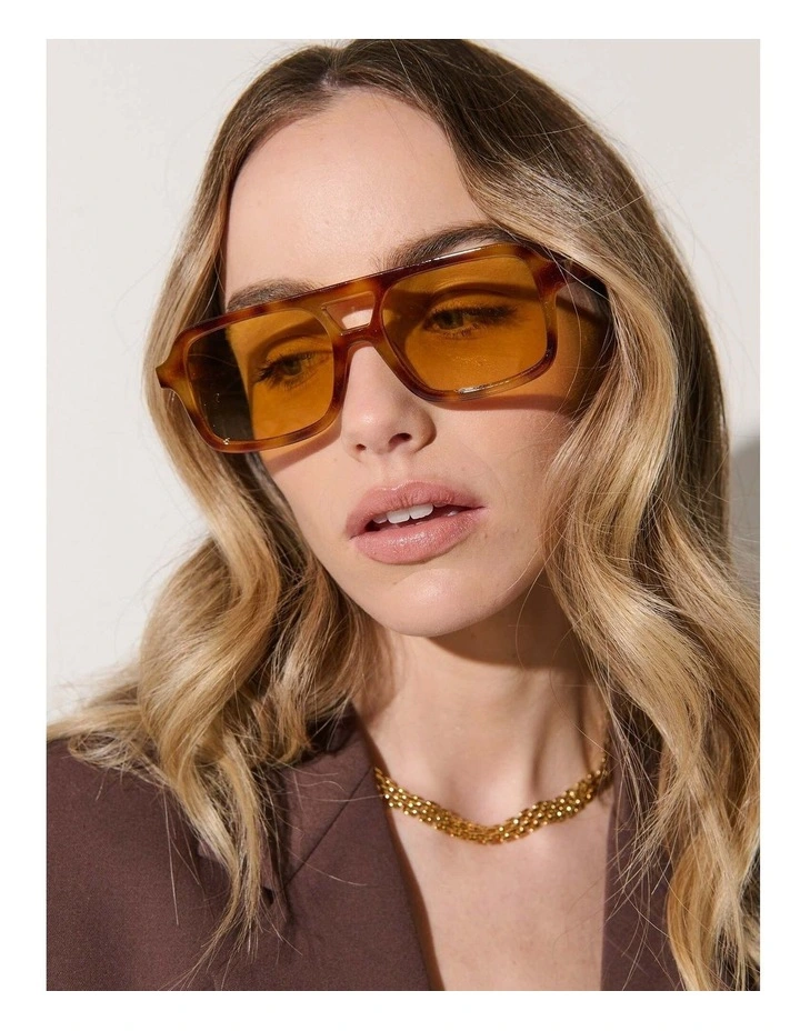 Paris Aviator Sunglasses - Vintage Tort image 4