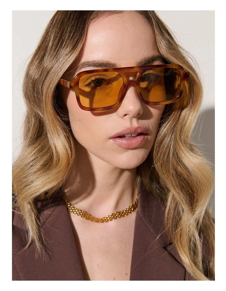 Paris Aviator Sunglasses - Vintage Tort image 6
