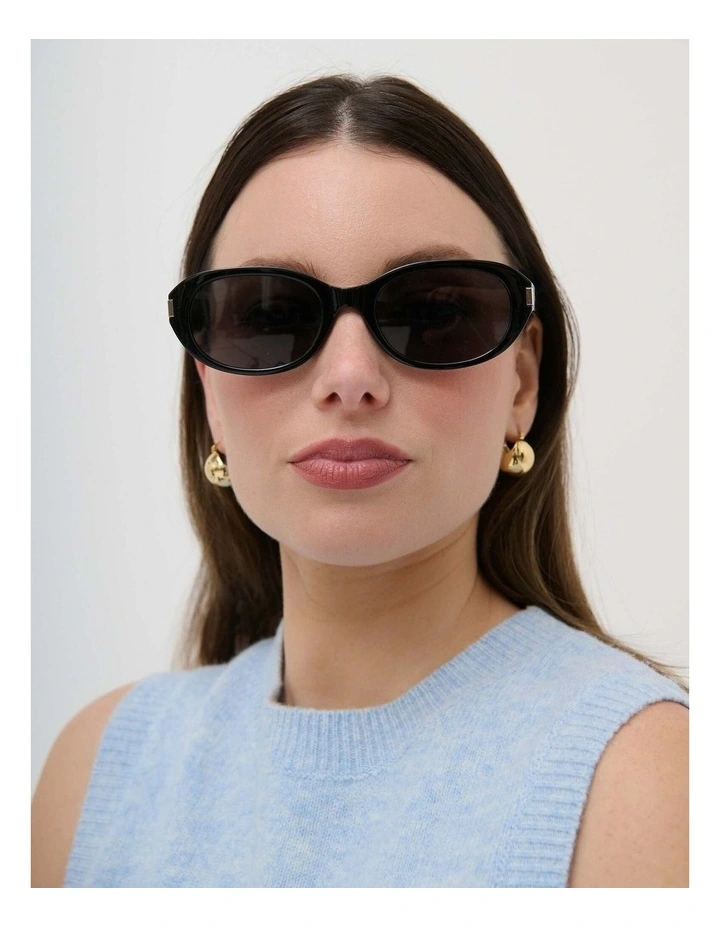 Valerie Polarised Sunglasses - Black image 2