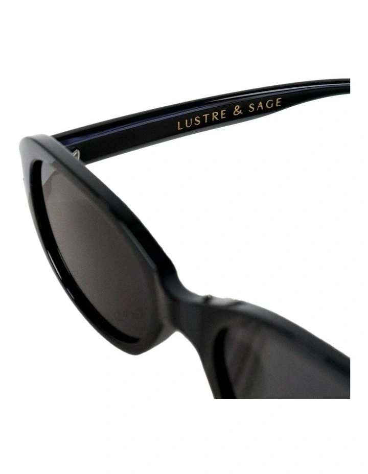 Valerie Polarised Sunglasses - Black image 6