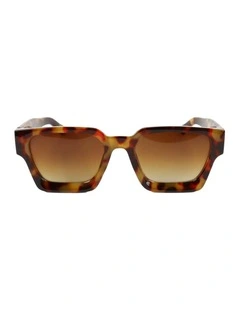 Jury Rectangular Sunglasses - Dark Tortoise Shell