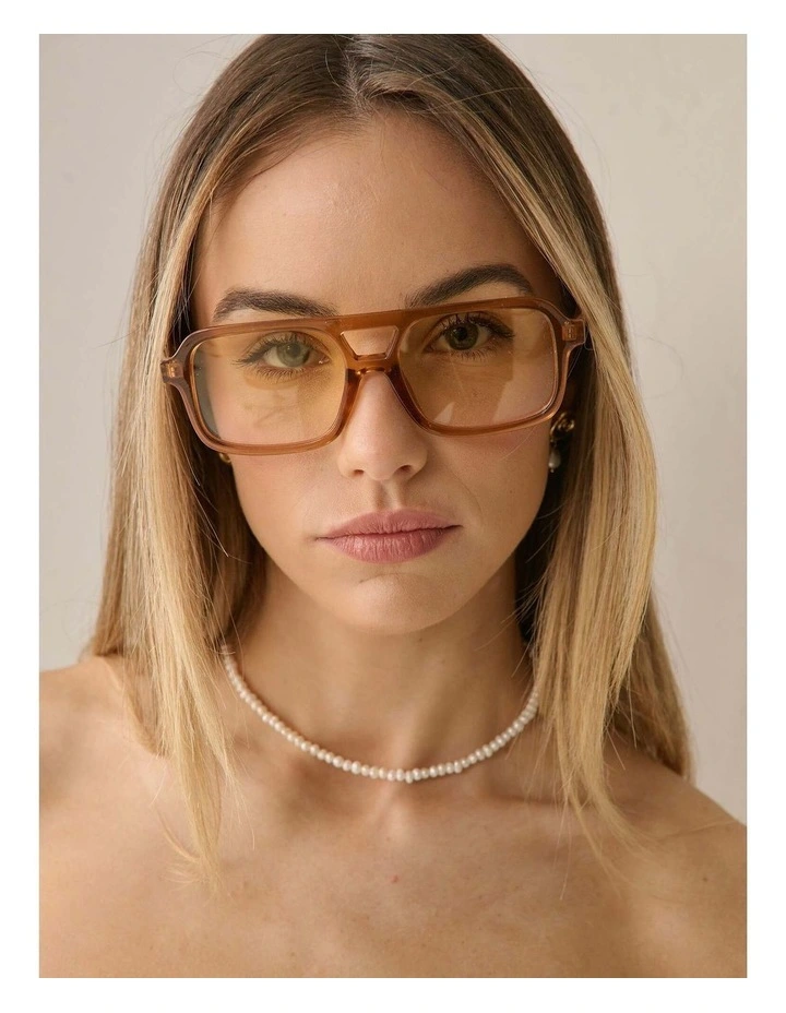Paris Aviator Sunglasses - Latte image 2