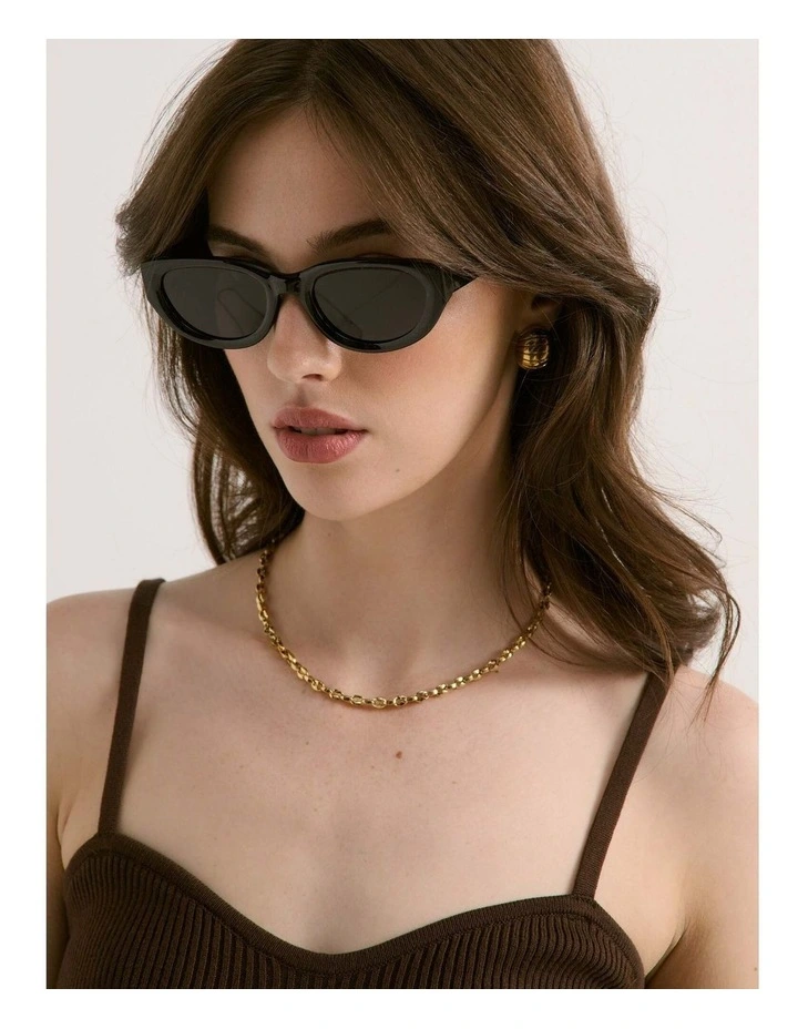 Dustin Polarised Sunglasses - Black image 4