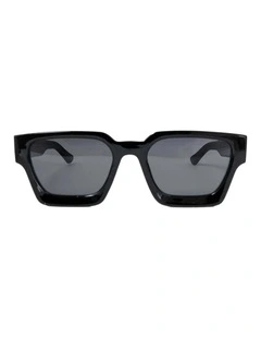 Jury Rectangular Sunglasses - Black