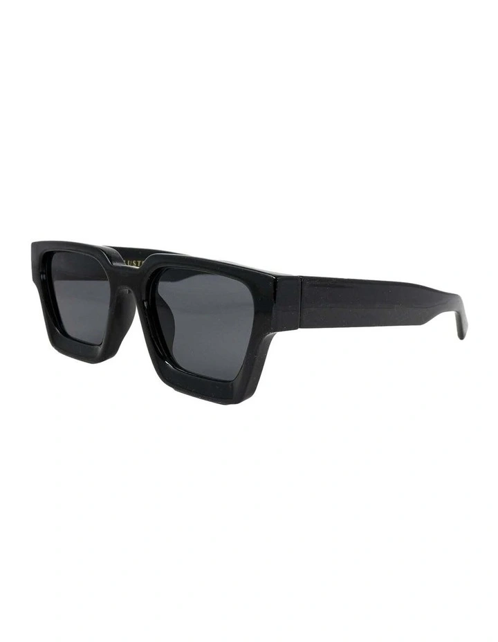 Jury Rectangular Sunglasses - Black image 3