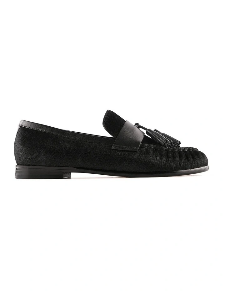 Myra Loafers in Black Leather image 1