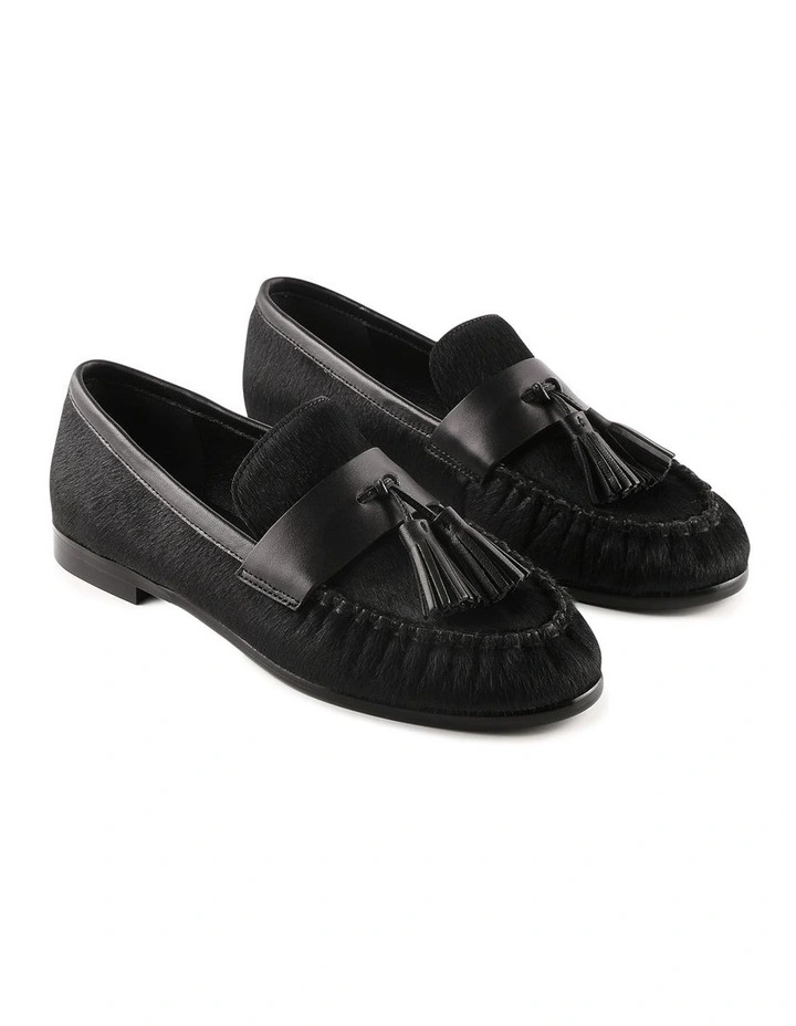 Myra Loafers in Black Leather image 2