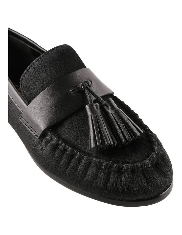 Myra Loafers in Black Leather image 3