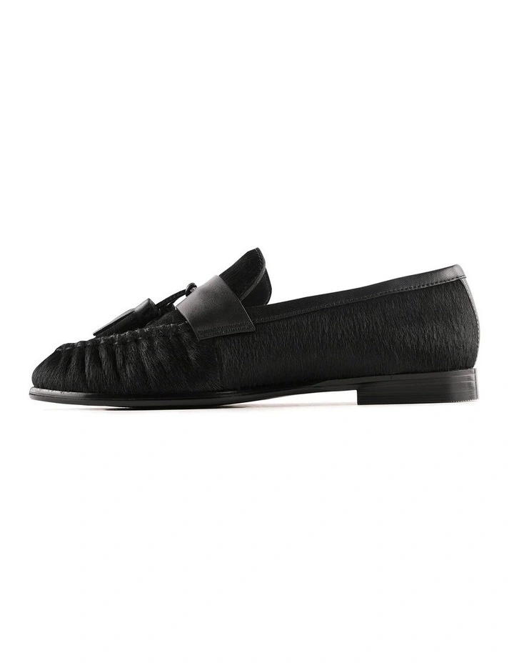 Myra Loafers in Black Leather image 5