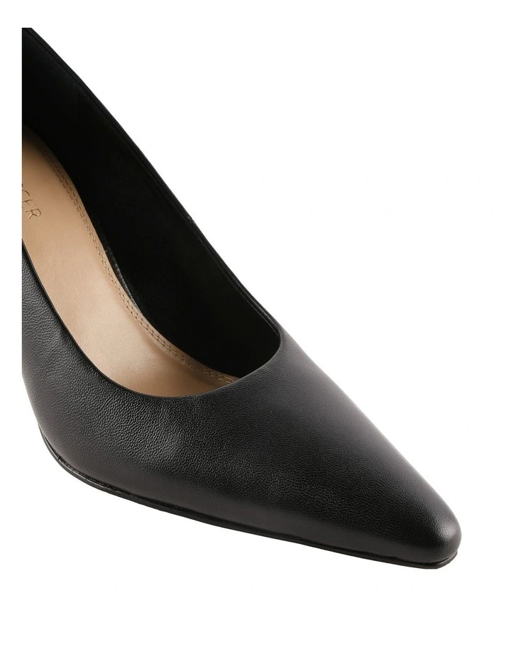 Dash High Heels in Black Leather image 3
