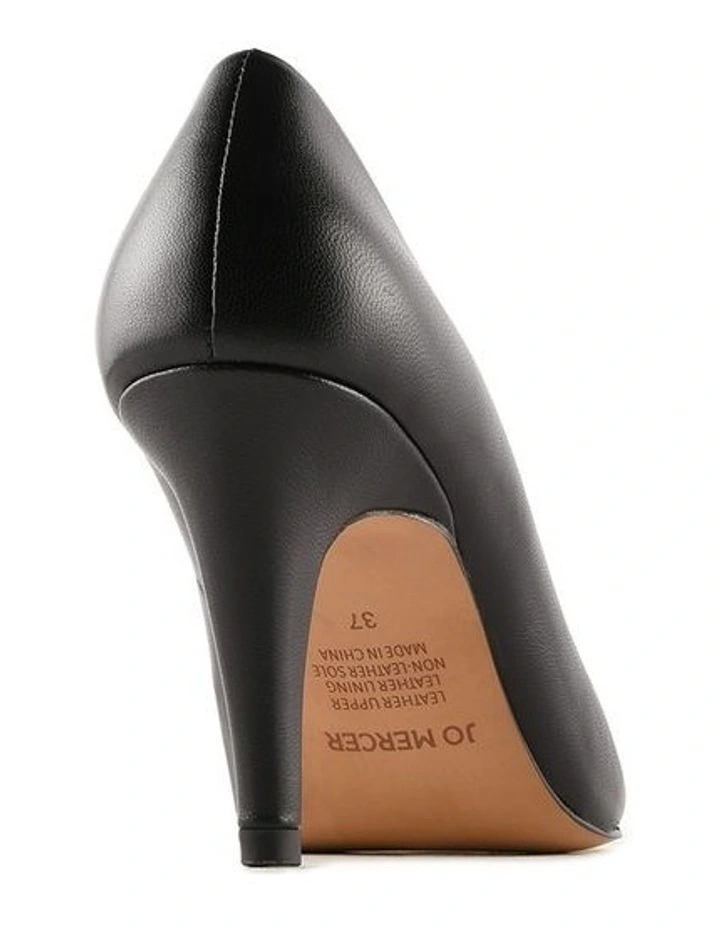 Dash High Heels in Black Leather image 4