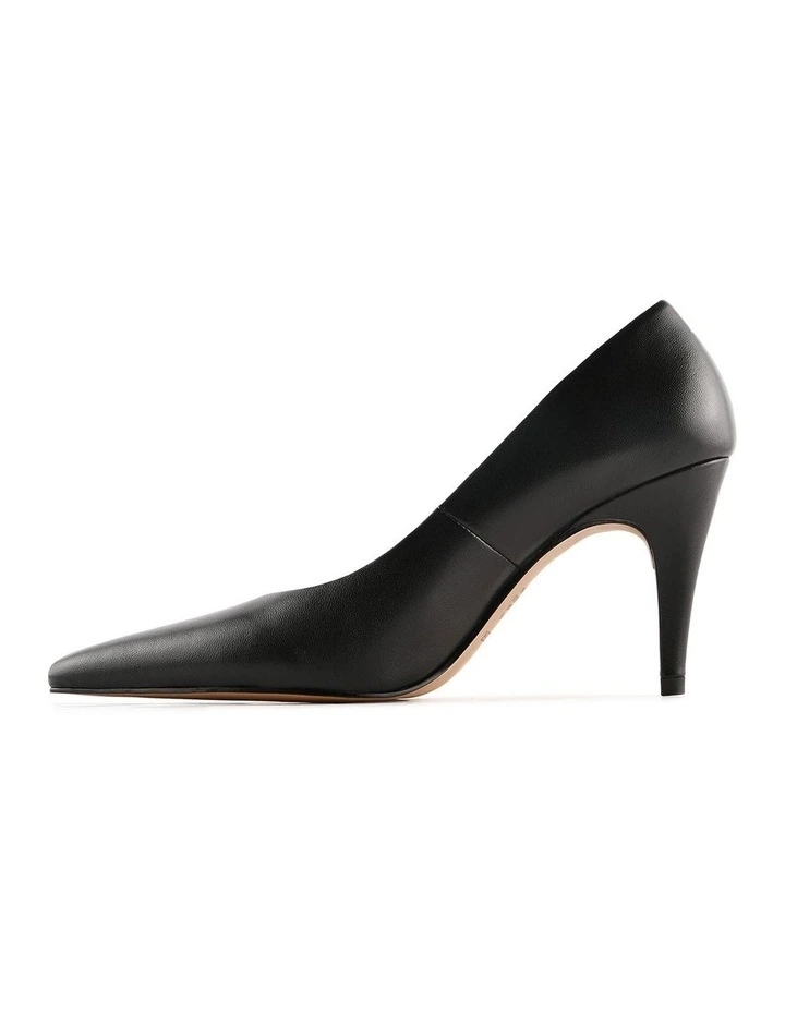 Dash High Heels in Black Leather image 5