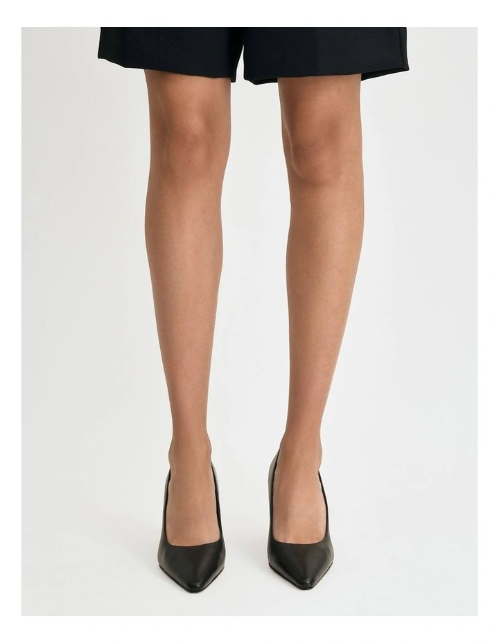 Dash High Heels in Black Leather image 6