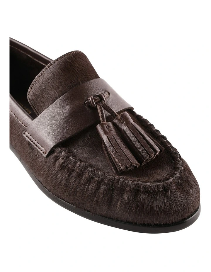 Myra Loafers in Chocolate Leather image 3
