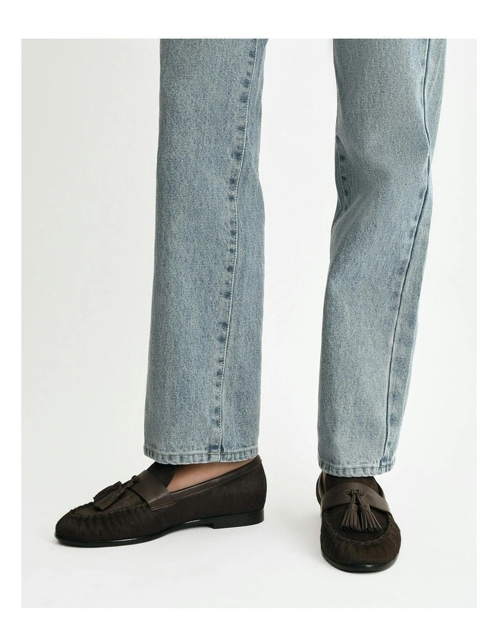 Myra Loafers in Chocolate Leather image 7