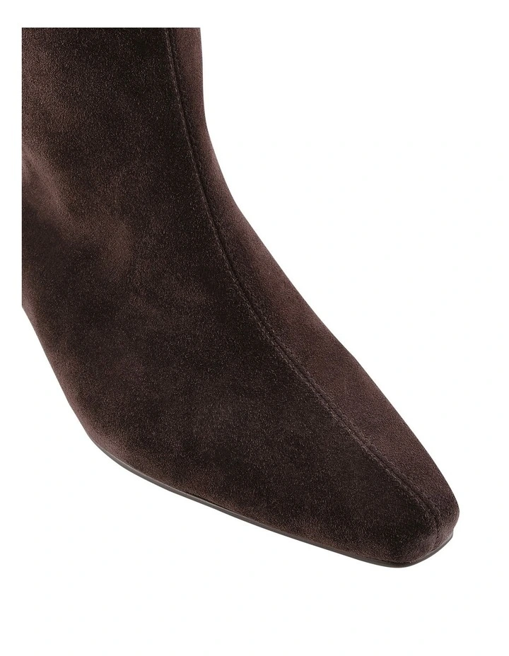 Sophie Knee Boots in Bitter Choc Suede image 3