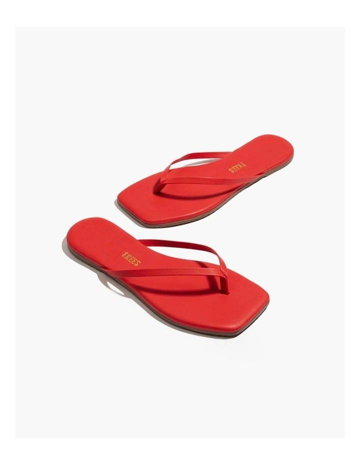 Tkees-Square Toe Lily-Red Gloss image 4