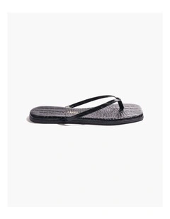 Tkees-Square Toe Lily Croc-Sable