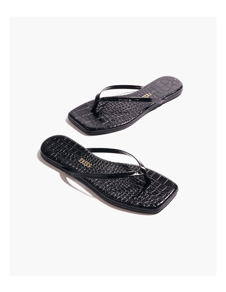 Tkees-Square Toe Lily Croc-Sable image 3