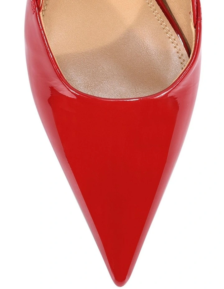 Yasmine Slingback Heels - Red Patent Leather image 4